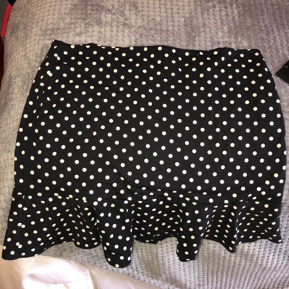 Polka dot skirt